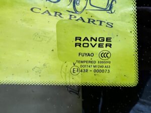 SZYBA KAROSERYJNA BŁOTNIKA TYŁ PRAWY RANGE ROVER EVOQUE L538 3D 2011R