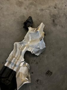 BLACHA OSŁONA TERMICZNA MAGLOWNICY MERCEDES GLA W156 B W246 A W176 CLA W117