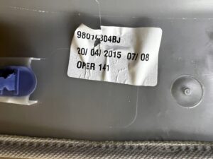 POSZYCIE OSŁONA OBUDOWA SŁUPKA PRZÓD A PRAWY CITROEN C4 GRAND PICASSO II