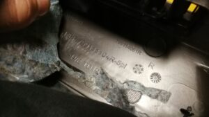 OSŁONA BOCZEK BAGAŻNIKA RENAULT ESPACE V BRĄZ PRAW