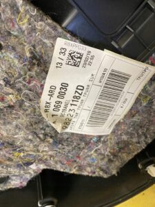 TAPICERKA DRZWI PRAWY TYŁ PEUGEOT 508 II GT LINE