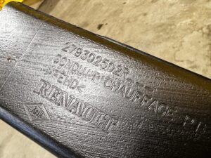 KANAŁ TUNEL PRZEWÓD POWIETRZA TYŁ PRAWY DACIA JOGGER SANDERO III