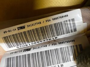 KURTYNA AIRBAG PODUSZKA POWIETRZNA PRAWA PRAWY PEUGEOT 308 II T9 HB