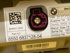 WYŚWIETLACZ EKRAN BMW 1 F20 LIFT 2 F22 LIFT 3 F30 LIFT 4 F36 EUROPA