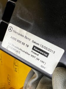 ZBIORNIK POMPKA POMPA POWIETRZA ZAMKA CENTRALNEGO MERCEDES GL X166