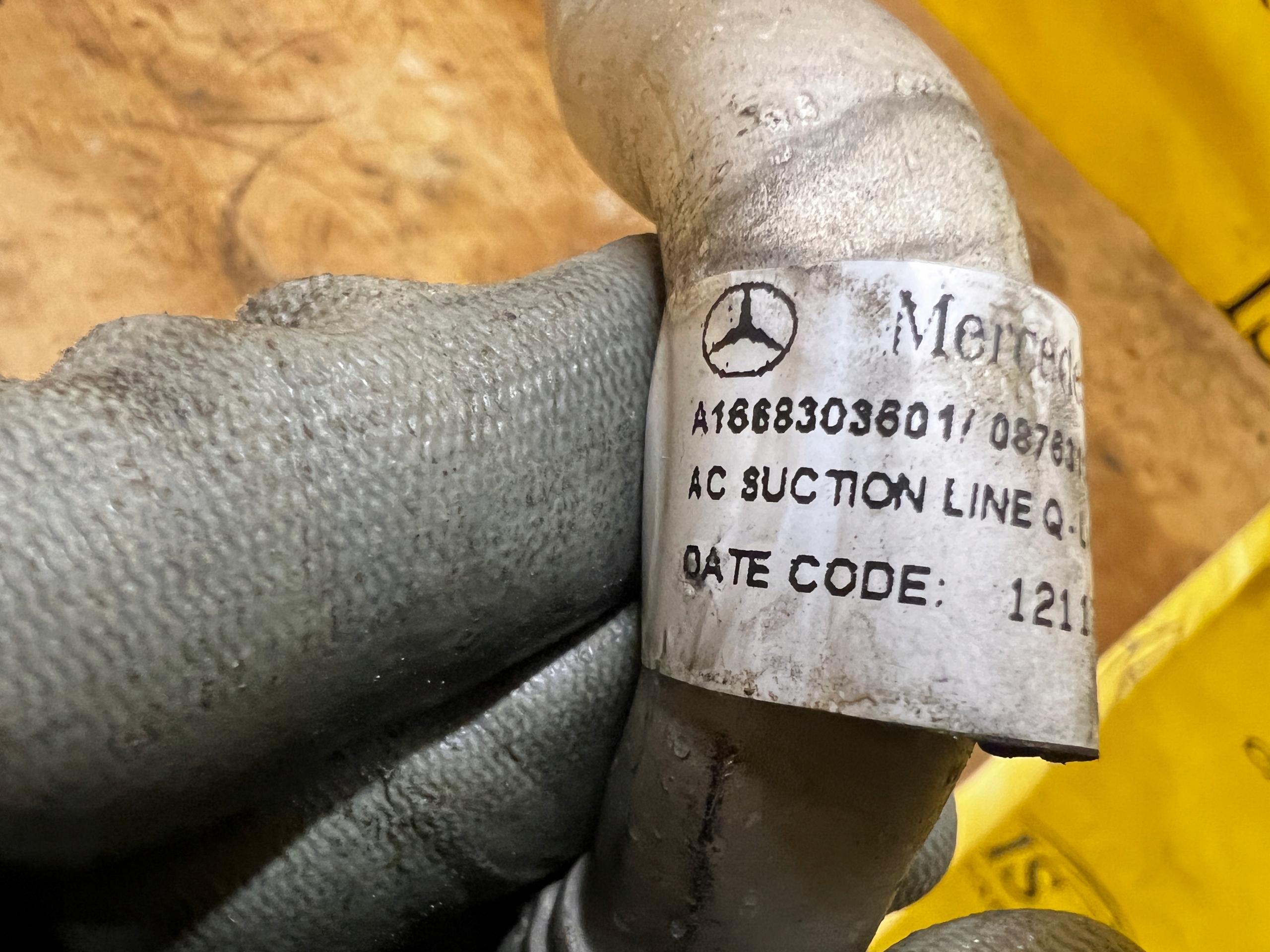 PRZEWÓD RURA RURKA WĄŻ KLIMATYZACJI MERCEDES GLS X166 450 3.0 B V6