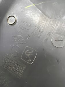 POSZYCIE OSŁONA SŁUPKA ŚRODKOWEGO B LEWA LEWY DACIA DOKKER