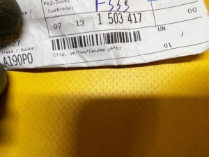 6 X SPINKA TAPICERKI BOCZNEJ TYŁ MINI R50 R52 R53 R56 R58 R59 NOWA OEM