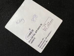 BOCZEK TAPICERKA BAGAŻNIKA TYŁ PRAWY BMW 5 E60 NOWY OEM