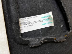 BOCZEK BAGAŻNIKA PRAWY PEUGEOT 508 I RXH HYBRID4