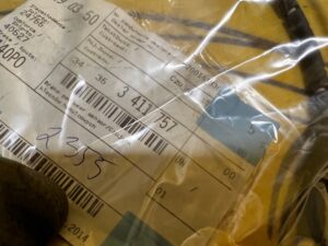 CZUJNIK ZUŻYCIA KLOCKÓW HAMULCOWYCH TYŁ BMW X3 E83 NOWY OEM