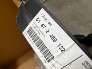 DYWANIKI WYCIERACZKI GUMOWE PRZÓD ALLWETTER BMW 1 F40 2 F44 UK NOWE OEM