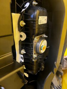 DESKA KONSOLA AIRBAG PODUSZKI 4X PASY NAPINACZE RANGE ROVER VELAR L560 HUD