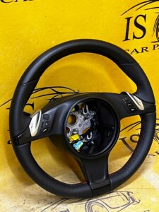 KIEROWNICA SKÓRA MULTIFUNKCJA ZMIANA BIEGÓW PORSCHE CAYENNE II 7P5 GTS