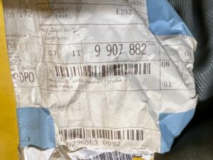 2 X ŚRUBA ZAWIESZENIA PRZÓD M10X85-U1-10.9 BMW 5 F10 6 F06 7 F01 NOWA OEM