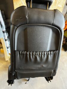 FOTEL LEWY PRZÓD AIRBAG SKÓRA ALCANTARA PORSCHE CAYENNE II 7P5 GTS