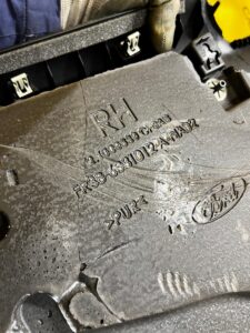 BOCZEK TAPICERKA TYŁ PRAWY PRAWA FORD MUSTANG VI