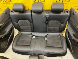 KOMPLET FOTELE WNĘTRZE KANAPA BOCZKI INFINITI Q30 QX30 SKÓRA ALCANTARA