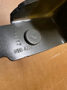 KOMPLET ZAWIASY DRZWI PRZÓD LEWY FORD FIESTA MK8