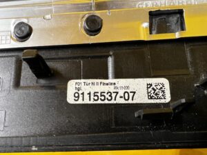 DEKOR OSŁONA LISTWA DRZWI DREWNO TYŁ LEWY LEWA BMW 7 F01