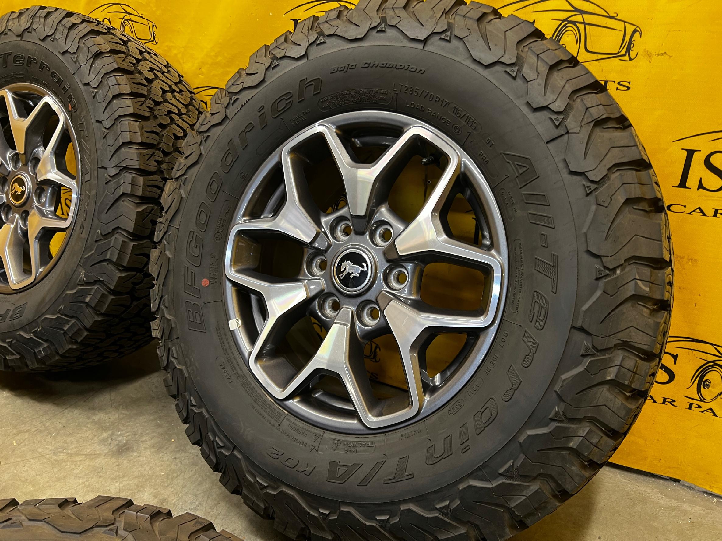 NOWE KOŁA FELGI OPONY CAŁOROCZNE TERENOWE FORD BRONCO 21- 285/70 R17