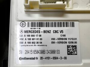 MODUŁ STEROWNIK KOMFORTU SAM MERCEDES GL X166