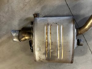 RURA WYDECHOWA TŁUMIK WYDECH KOŃCOWY BMW 5 E60 E61 N47 520d