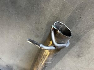 RURA WYDECHOWA TŁUMIK WYDECH KOŃCOWY BMW 5 E60 E61 N47 520d