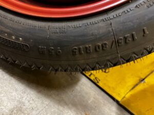 KOŁO ZAPASOWE DOJAZDOWE FELGA OPONA PEUGEOT 207 125/80 R15