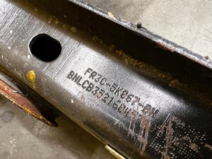 WÓZEK BELKA SANKI KOŁYSKA TYŁ FORD MUSTANG VI 3.7 RWD 2WD