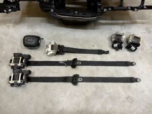 AUDI Q7 4M 4M0 ORYGINAL NIEREGENEROWANA KONSOLA DESKA PODUSZKI PASY AIRBAG