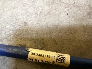 PRZEWÓD WAŻ PALIWA ODPOWIETRZAJĄCY FILTR WĘGLOWY BMW 5 G30 M5 F90