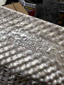 OSŁONA PŁYTA TERMICZNA WYDECHU BMW 5 G30