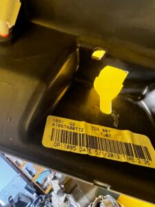 OSŁONA TAPICERKA KLAPY TYŁ BAGAŻNIKA MERCEDES GL X166 GRAY