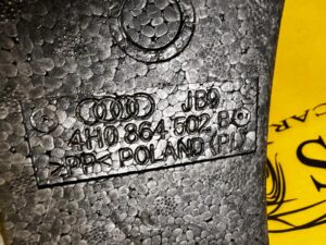 STYROPIAN SCHOWEK KOŁA ZAPASOWEGO BAGAŻNIKA AUDI A8 D4