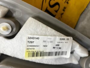 TAPICERKA BOCZEK BAGAŻNIKA TYŁ LEWY LEWA MERCEDES GL X166 ALPACA GRAY