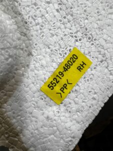 STYROPIAN WYGŁUSZENIE PRAWE LEXUS RX 450H III 3 AL10