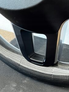 SKÓRZANA KIEROWNICA CARBON ŁOPATKI PORSCHE 911 991 LIFT