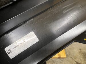 SPOILER DOKŁADKA DYFUZOR ZDERZAKA TYŁ BMW X1 F48 LIFT 16d 18d 18i NOWY OEM