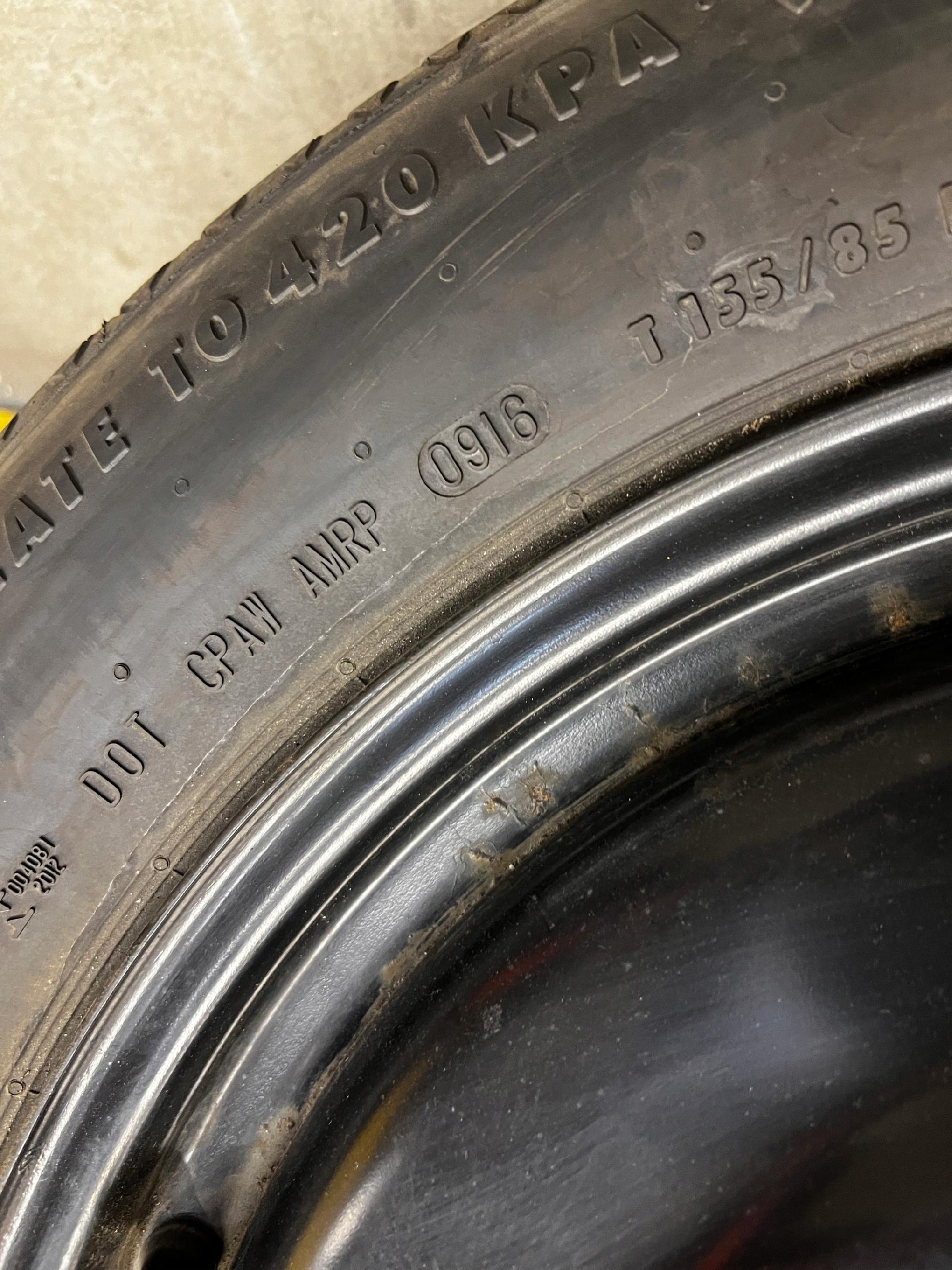 KOŁO ZAPASOWE DOJAZDOWE RANGE ROVER EVOQUE L538 II L551 155/85 R18