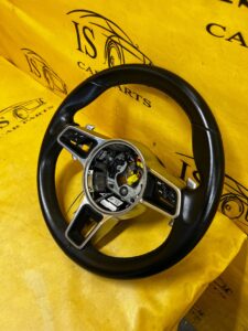 KIEROWNICA SKÓRA MULTIFUNKCJA MANETKI ŁOPATKI PORSCHE MACAN 95B