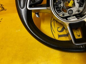 KIEROWNICA SKÓRA MULTIFUNKCJA MANETKI ŁOPATKI PORSCHE MACAN 95B