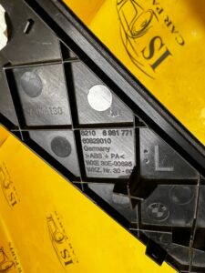 OSŁONA ZAŚLEPKA RAMKA FOTELA PRZÓD LEWY LEWA BMW 7 F01 F02