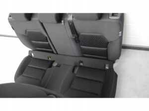 KOMPLET FOTELE WNĘTRZE KANAPA BOCZKI INFINITI Q30 QX30 CZARNE WELUROWE