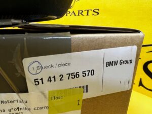 OSŁONA MASKOWNICA GŁOŚNIKA CZARNY CHROM PRAWA MINI R55 R56 R57 NOWA OEM