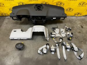 KOMPLET DESKA KONSOLA PODUSZKI AIRBAG PASY MERCEDES GL X166 ALPACA GRAY