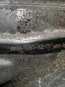 PŁYTA OSŁONA PODWOZIA TYŁ PRAWA MERCEDES GLS X166