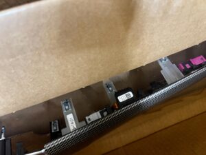 LISTWA DEKOR KONSOLI DESKI ALU TETRAGON BMW 2 G42 3 G20 4 G26 G82 NOWA OEM