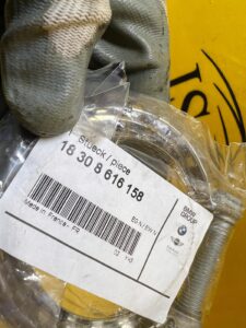 OBEJMA TAŚMOWA V WYDECHU BMW 1 F40 2 F45 LIFT X1 F48 X2 F39 NOWA OEM