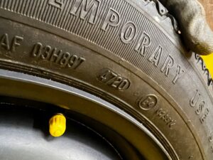 KOŁO ZAPASOWE DOJAZDOWE FELGA OPONA PEUGEOT 207 125/80 R15